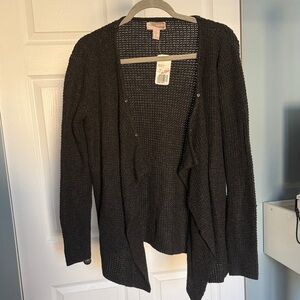 Forever 21 Grey Knit Cardigan